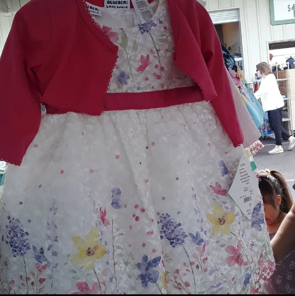 Easter Floral Girls Dress